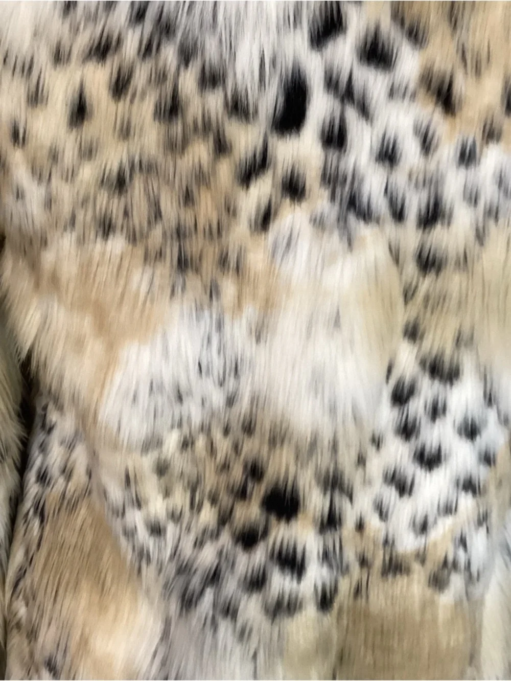 Betsey Johnson faux fur jacket leopard print - Picture 3 of 6